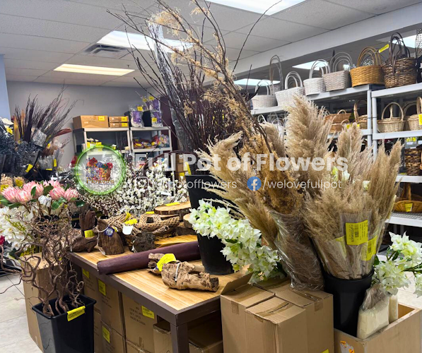 Full Pot of Flowers Wholesale - Pompano Beach